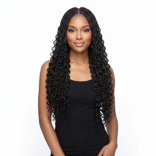20" Burmese Curly Feather Crochet