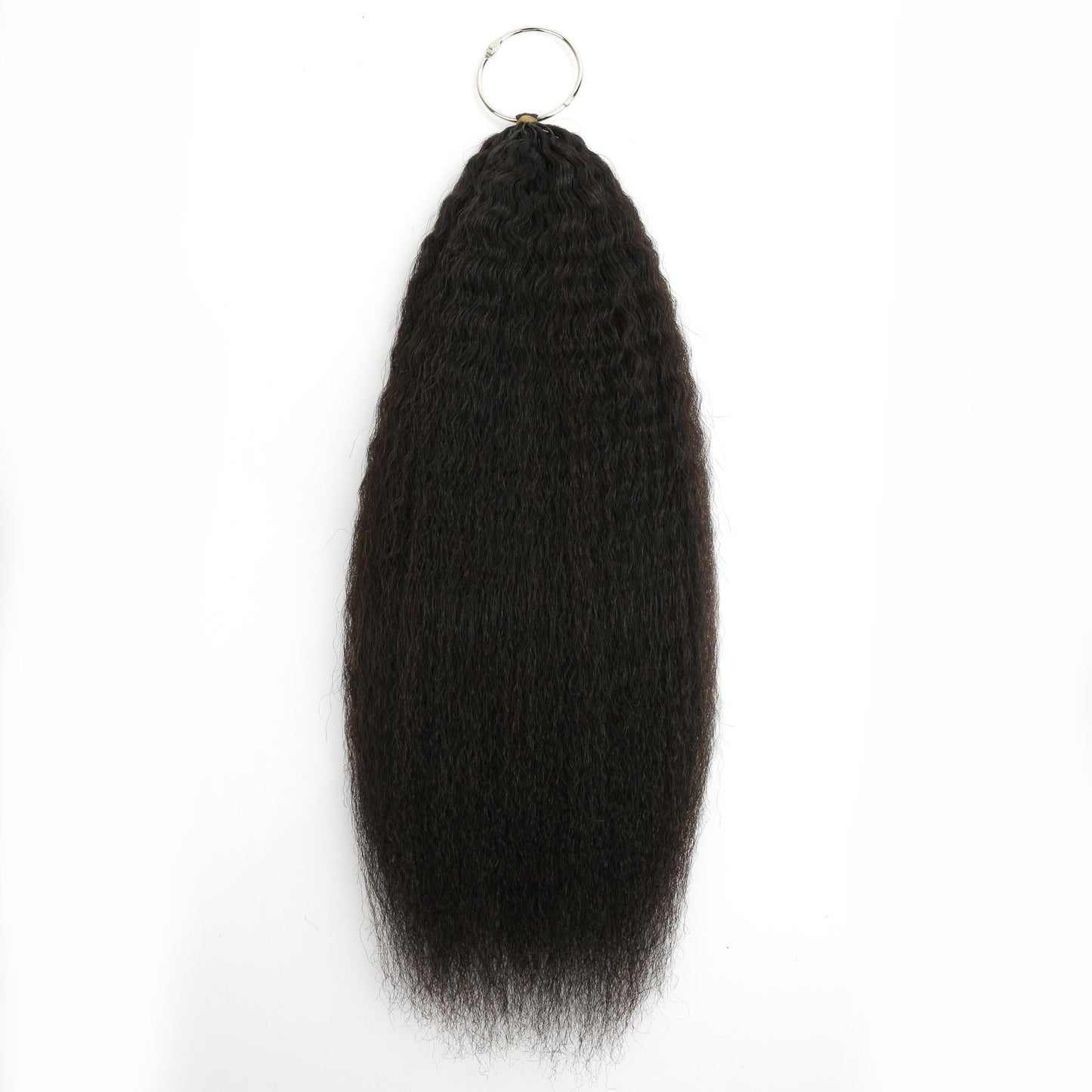 16" Kinky Straight Feather Crochet