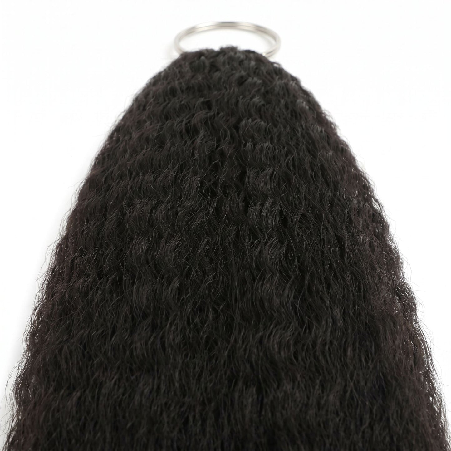16" Kinky Straight Feather Crochet