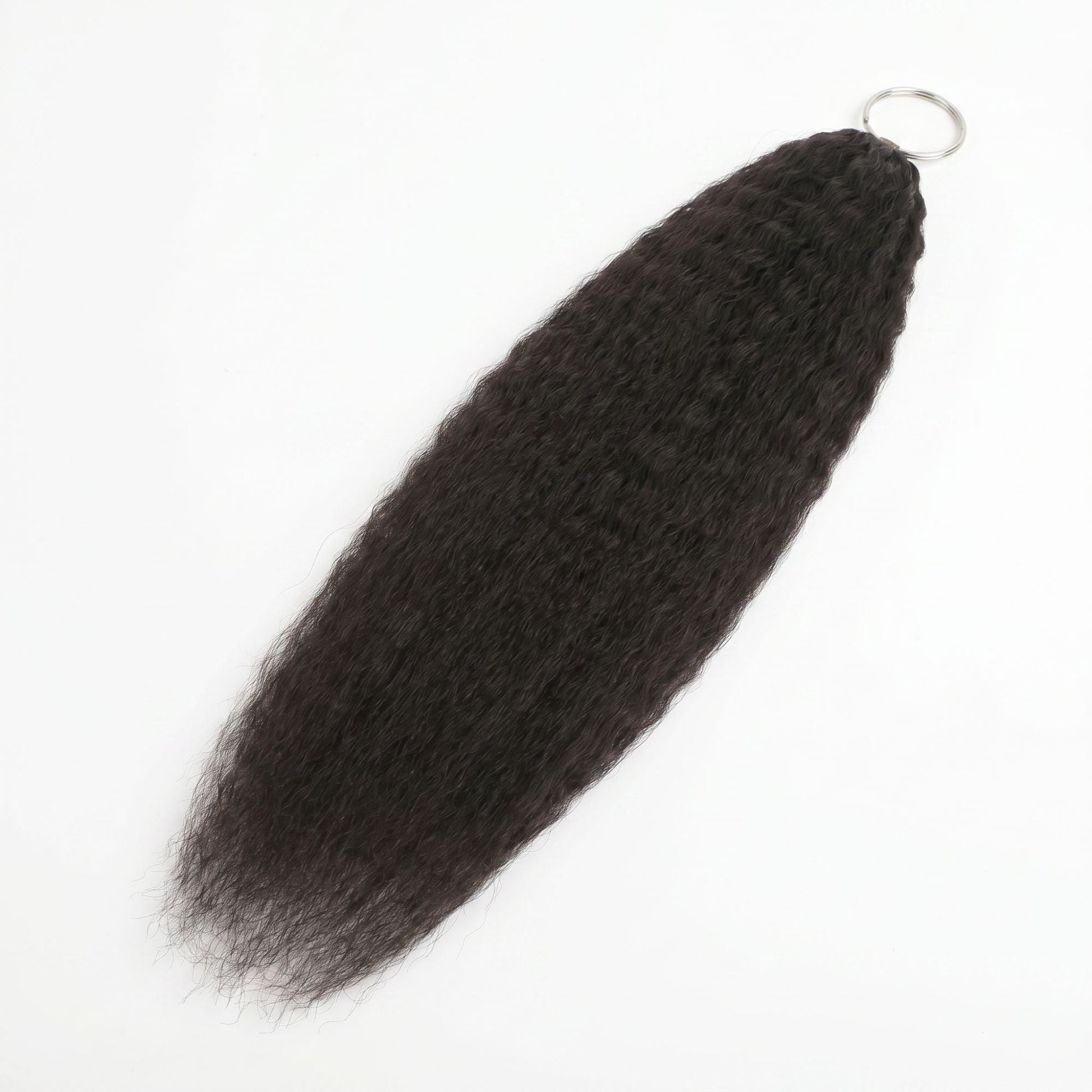 16" Kinky Straight Feather Crochet