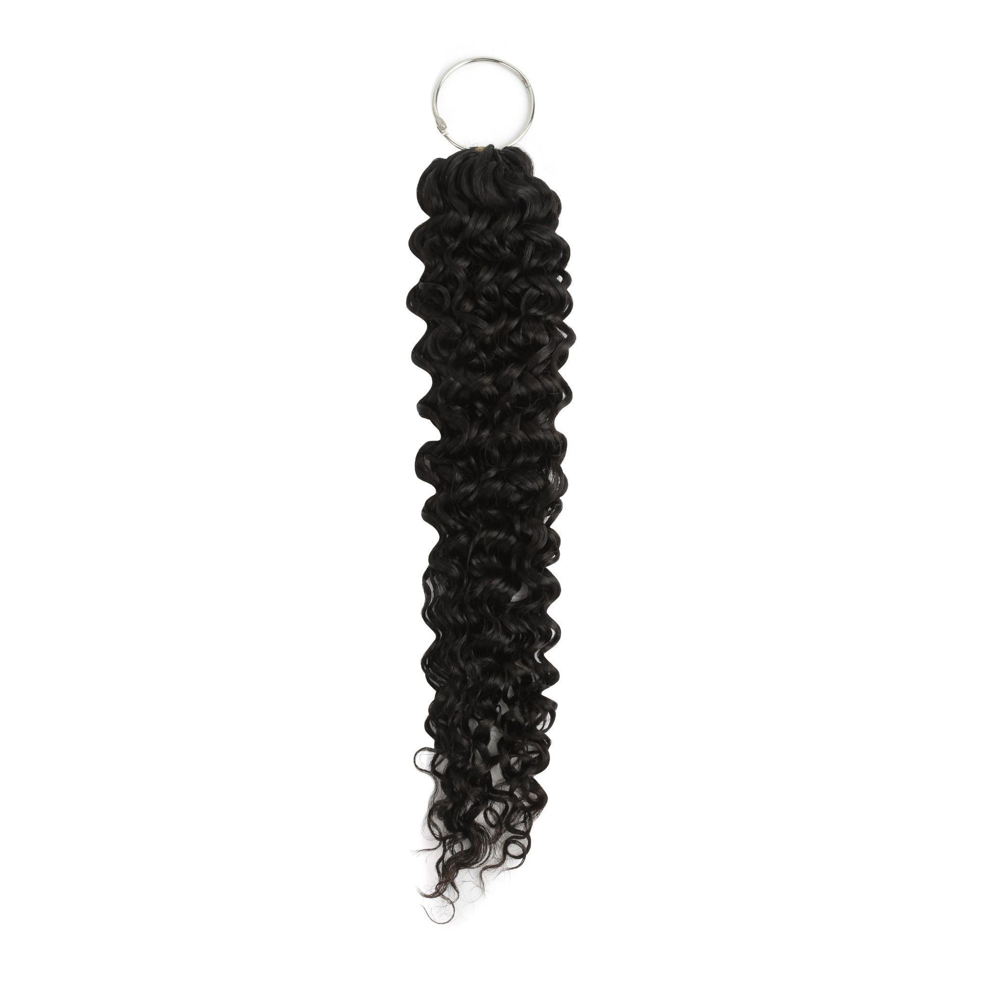 20" Water Wave Feather Crochet