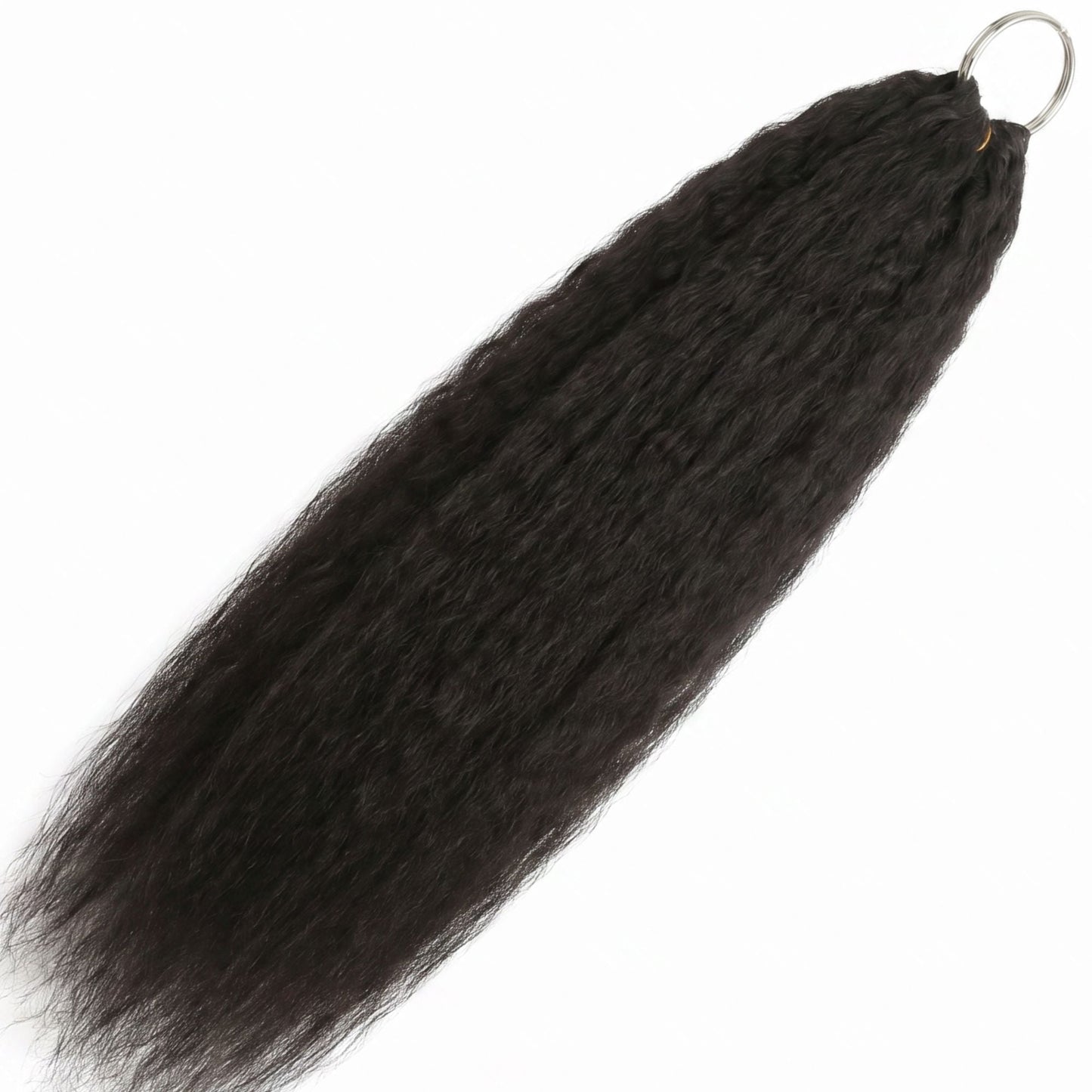 20" Kinky Straight Feather Crochet