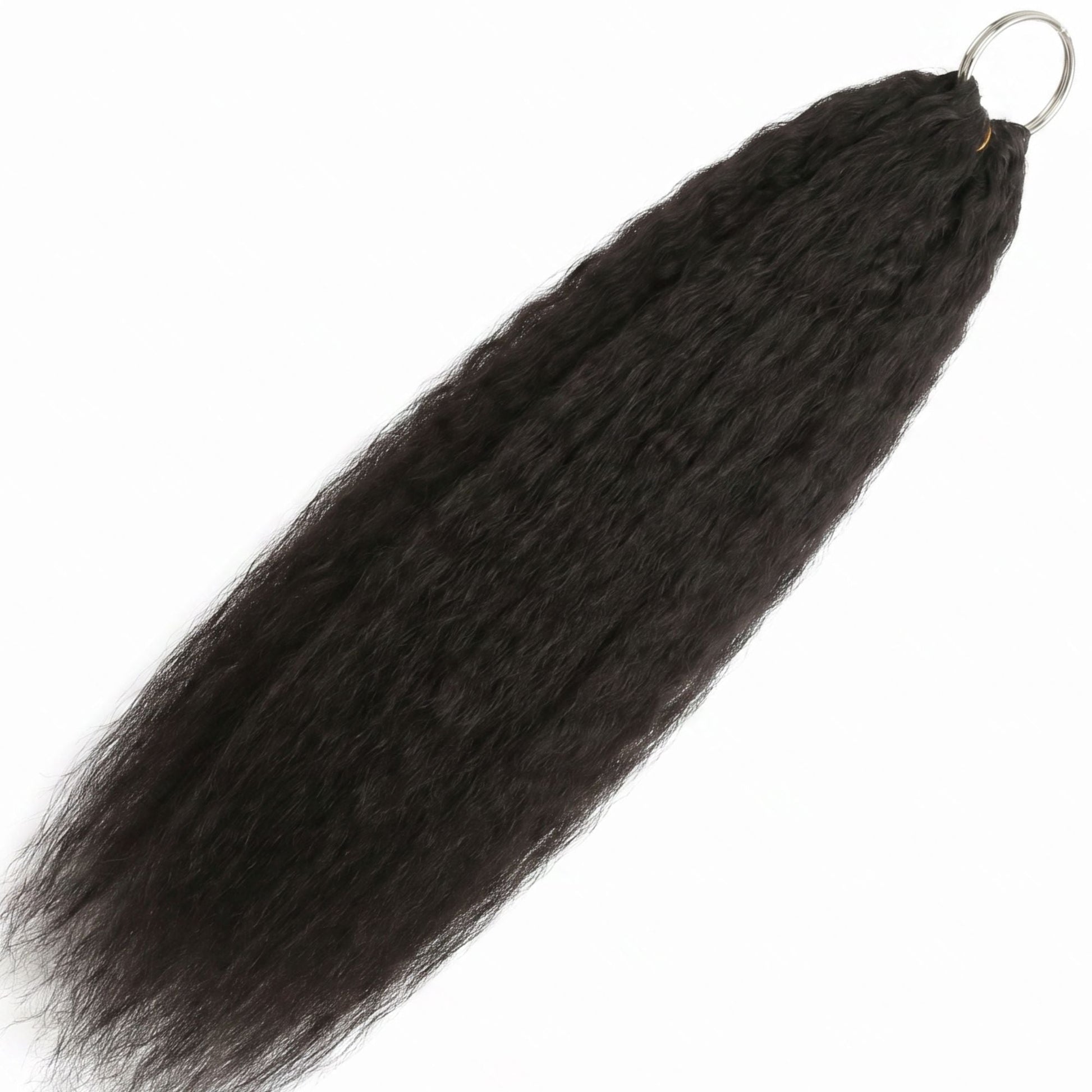 20" Kinky Straight Feather Crochet