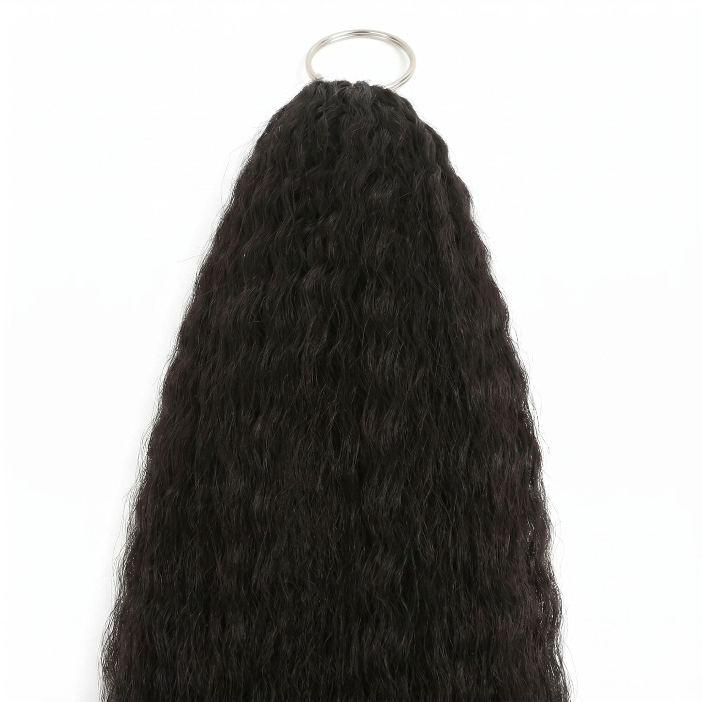 20" Kinky Straight Feather Crochet